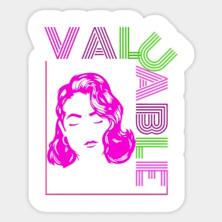 valuable Sticker